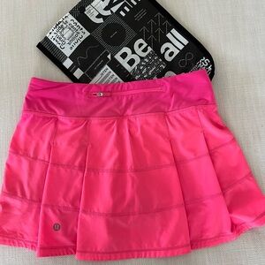 lululemon athletica Hot Pink Mini Skirt